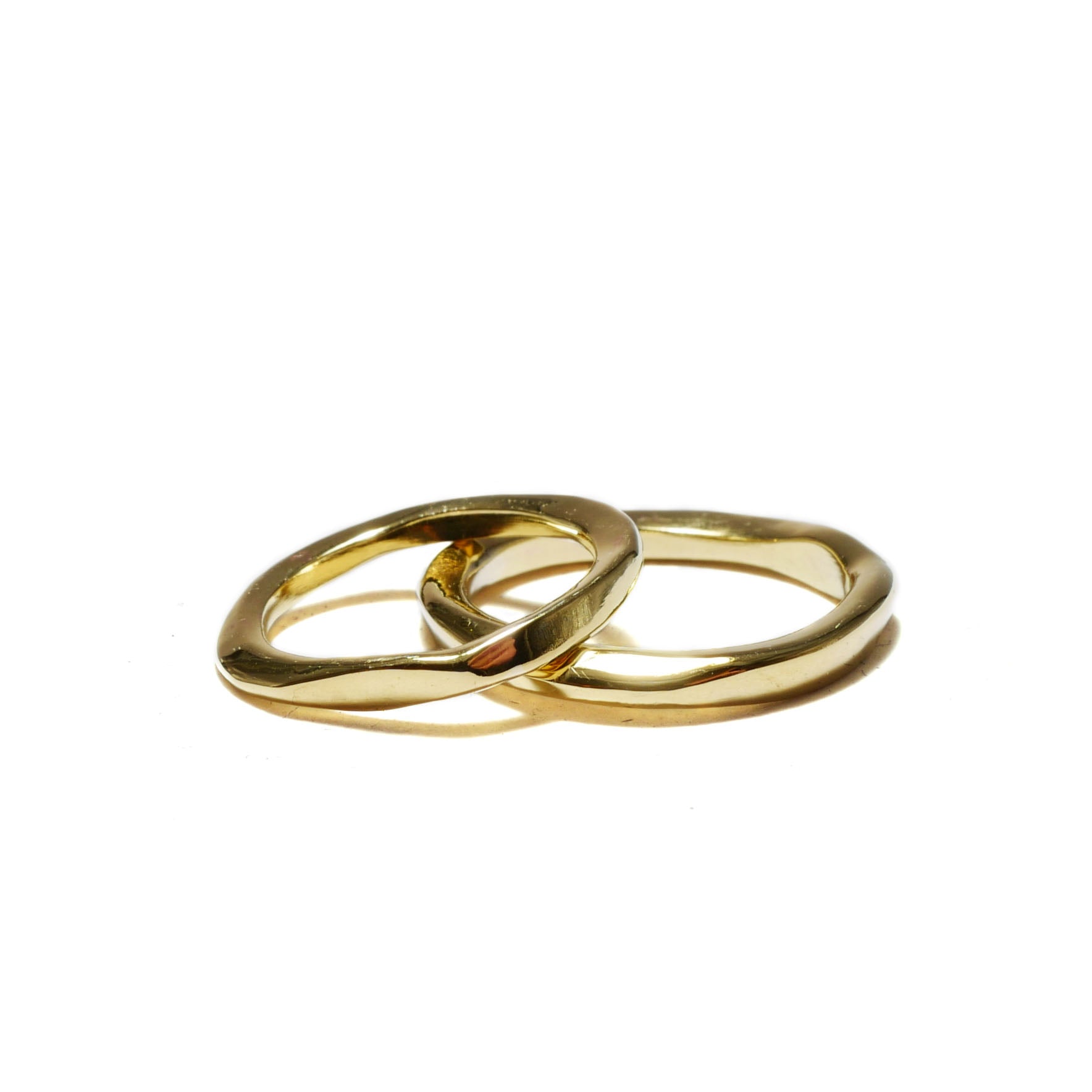 mid century　brass<br>basic-pair ring