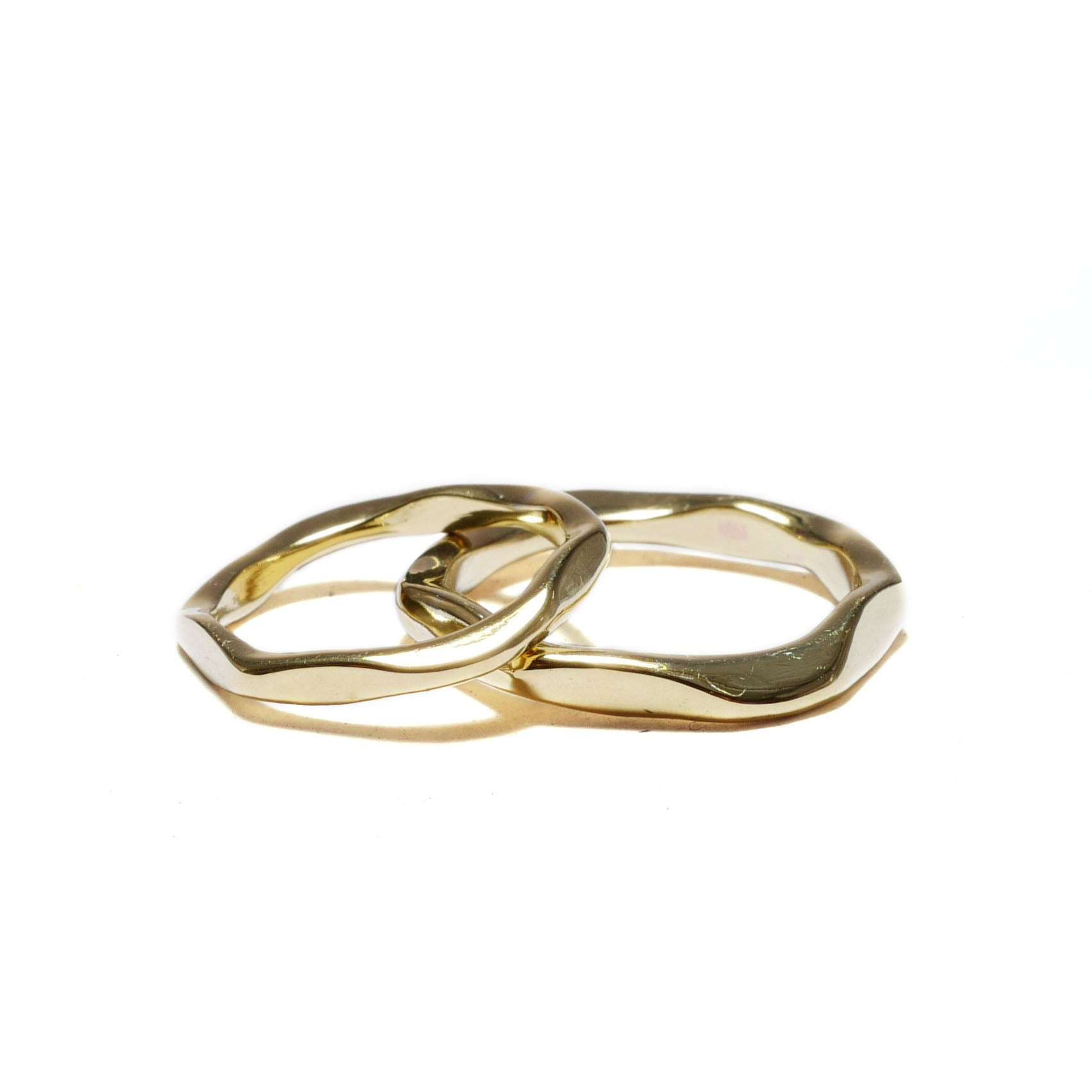 rock　brass<br>basic-pair ring