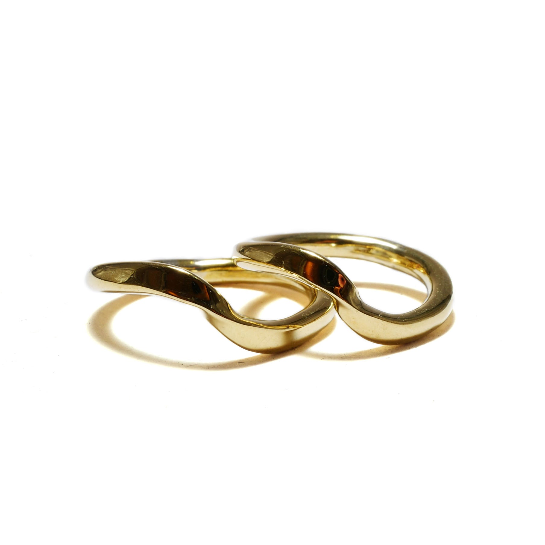 twist　brass<br>basic-pair ring