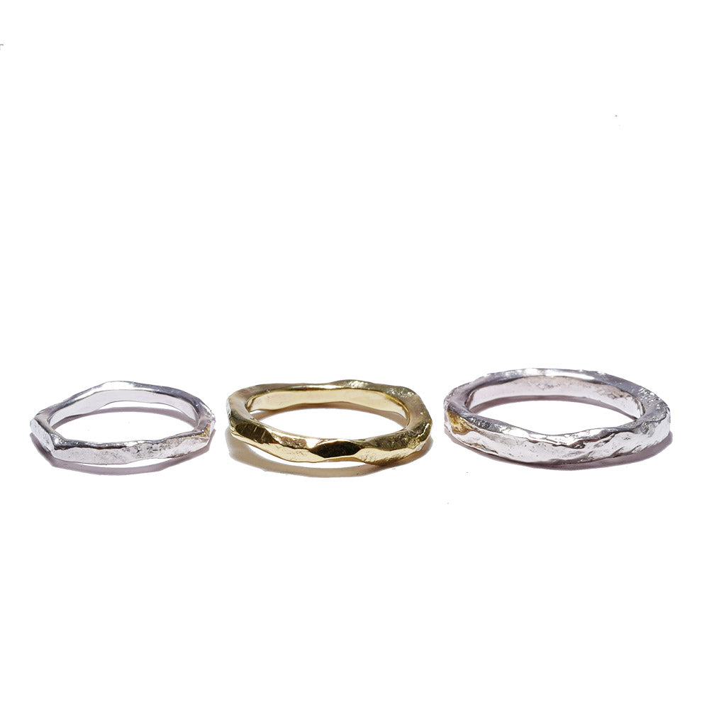 lava　silver<br>basic-pair ring
