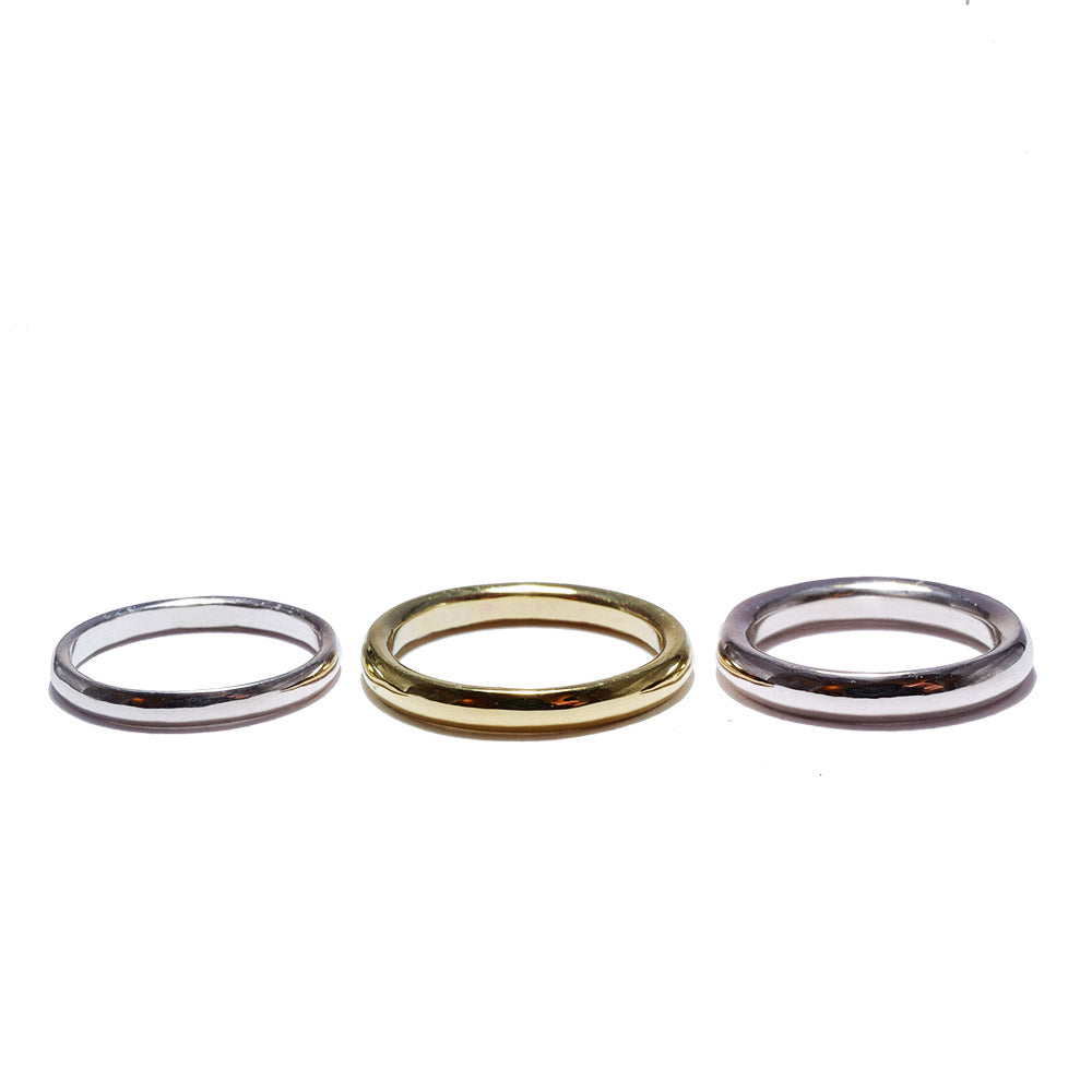 dome　silver<br>basic-pair ring